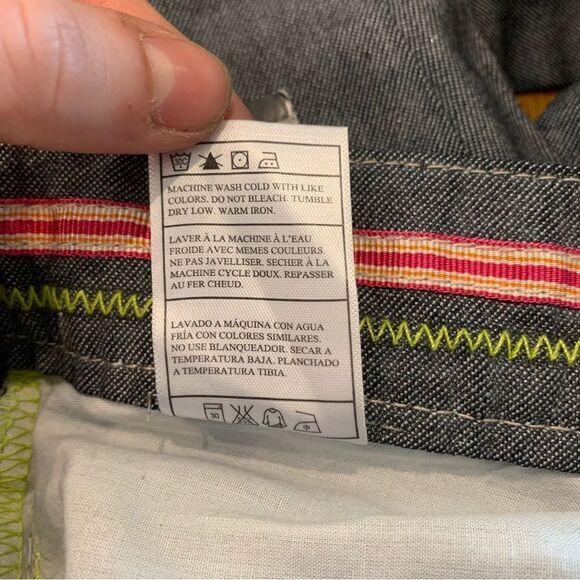 Hurley Low Rise Wide Leg Jeans Grey Size 5 - Picture 14 of 14